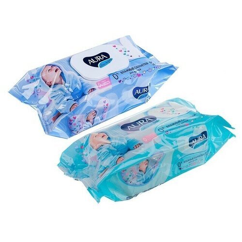 Влажные салфетки Ultra Comfort, детские с экстрактом алоэ, 120 шт. 4 упаковки