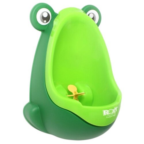 Писсуар ROXY-KIDS для мальчиков с прицелом Лягушка зеленый