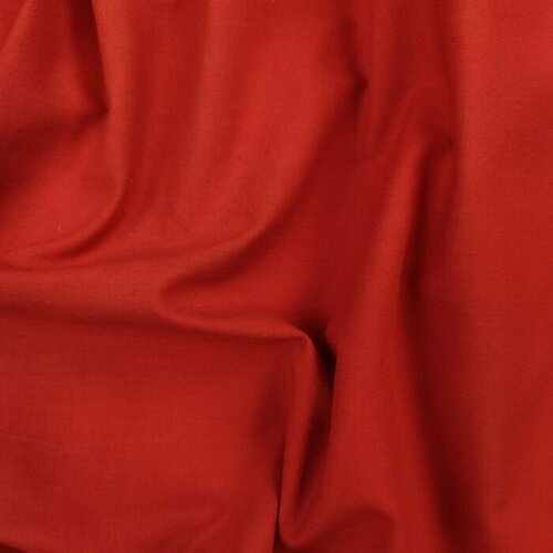 Ткань хлопок рубашечный (оранжевый) 100 хлопок италия 50 cm*156 cm