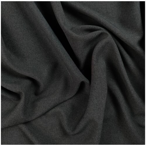 Ткань костюмная (серый) 90% пэ, 10% вискоза , 50 см * 150 см, италия