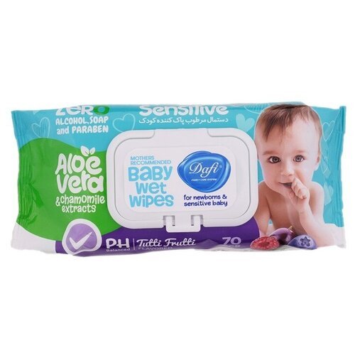DafI Влажные салфетки детские для чувствительной кожи 70шт. (6 упаковок)