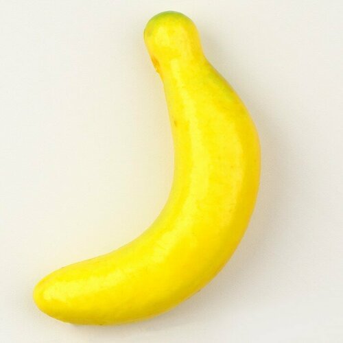 Декор Бананы набор 50 шт, размер: 6,5 х 1,5 см