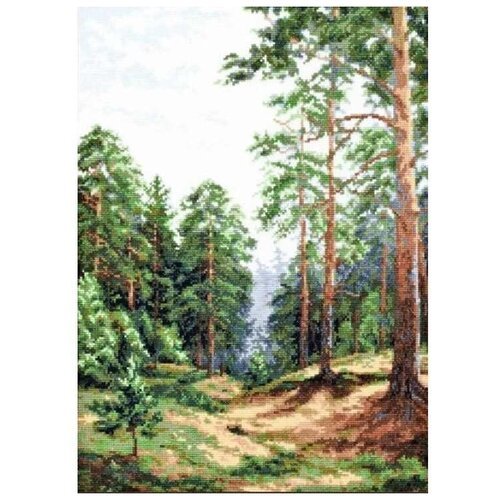 Набор для вышивания 'Сосновый лес', 26x36 см, Палитра