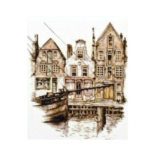 Старый Амстердам #08.014 Палитра Набор для вышивания 25 х 28 см Счетный крест