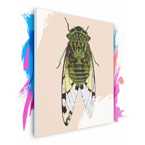 Картина по номерам на холсте Зеленая муха, 70 х 80 см