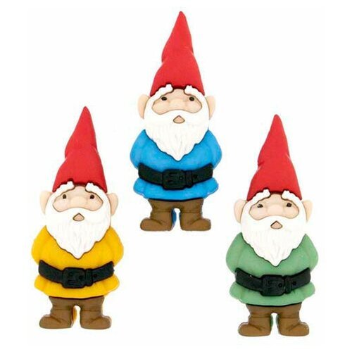 Пуговицы декоративные Garden Gnomes