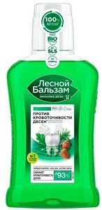 Лесной бальзам Ополаскиватель для десен с экстрактами коры дуба и пихты на отваре трав 250 мл