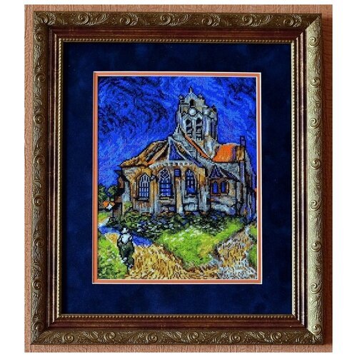 Набор для вышивания Палитра Церковь в Овере, Винсент Ван Гог, 20х27 см (палитра.07.019)