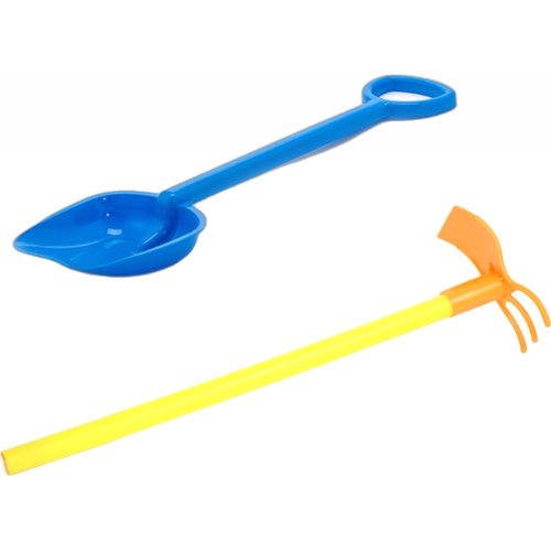 Игрушки для песочницы для снега Мотыга + Лопатка 50 см синяя