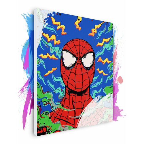 Картина по номерам на холсте Spider-Man - Чутьё, 60 х 80 см
