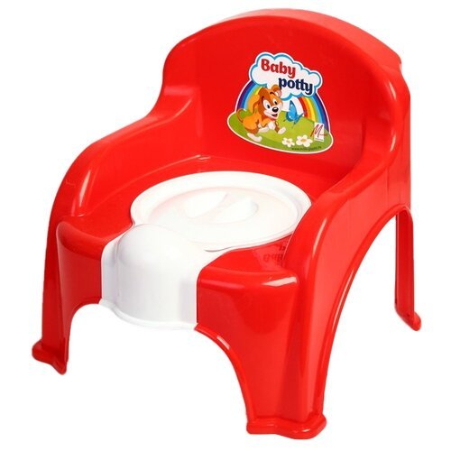Горшок-стульчик, цвет рубин 4001211