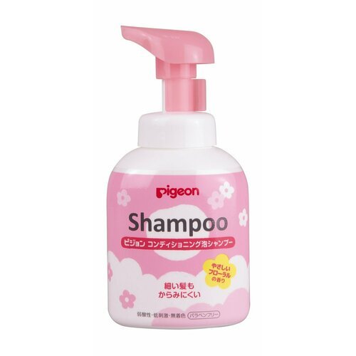 Шампунь пенка 2 в 1 для детей с 18 месяцев Pigeon Shampoo