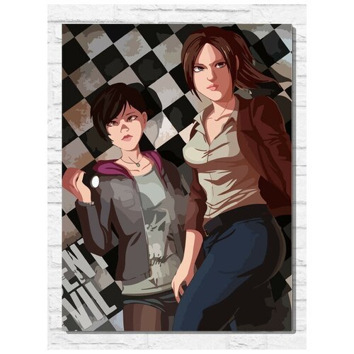 Картина по номерам на холсте игра Resident Evil Revelations 2 (PS, Xbox, PC, Switch) - 9794 В 30x40
